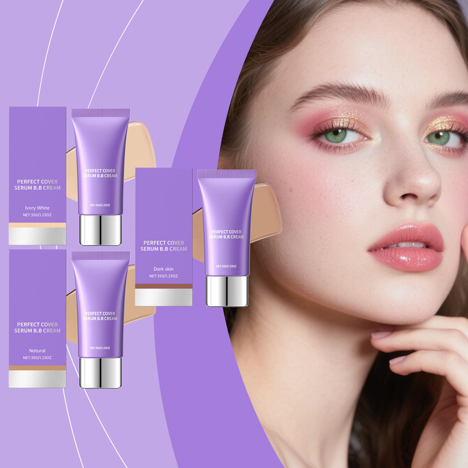 Charcoal Whitening Paste - Perfect Cover BB Cream Cover Blemish