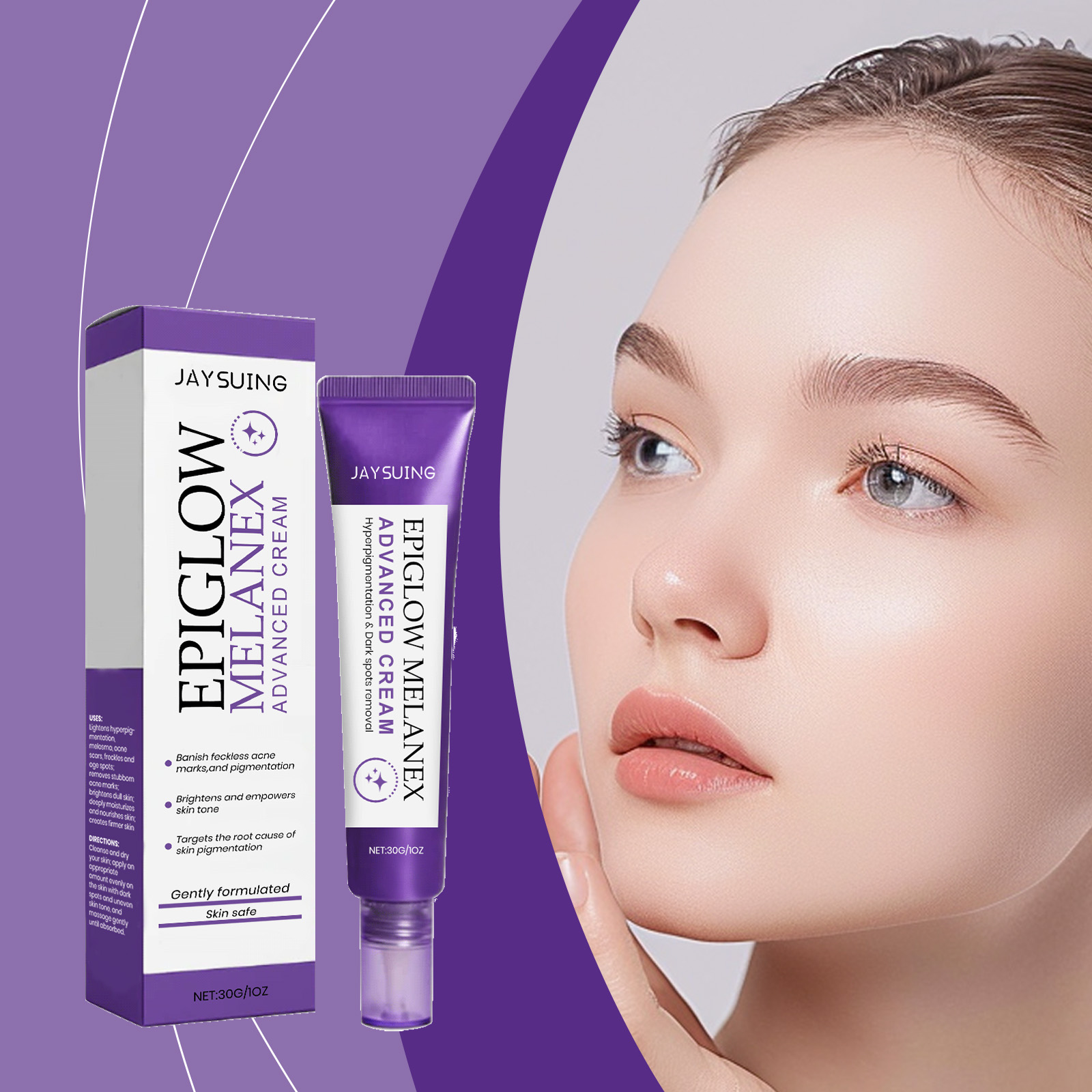Charcoal Whitening Paste - Removing Spots Cream Anti-Aging Lighten Melasma