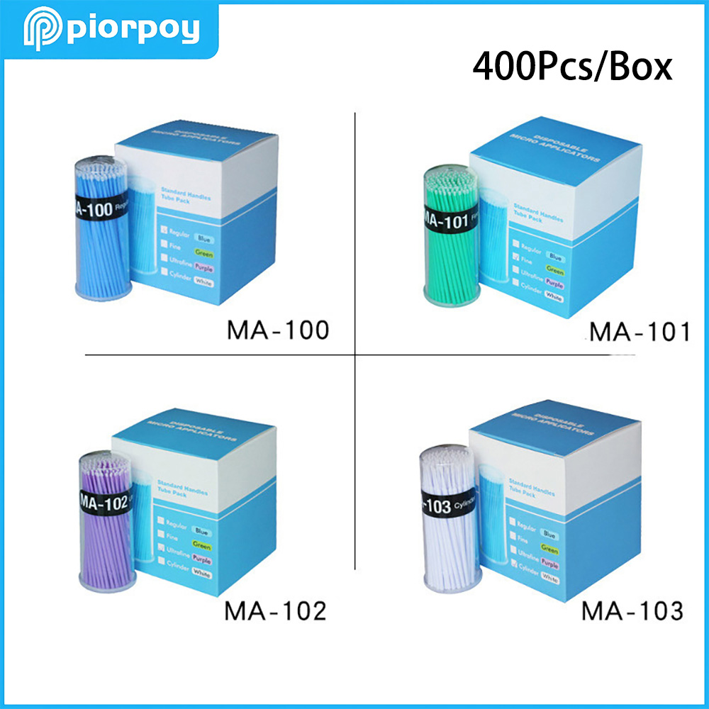 Teeth Whitening Uk - PIORPOY 400Pcs/Box Dental Micro Brush Dental