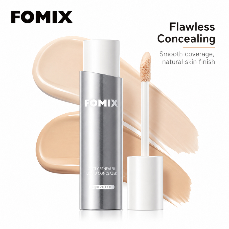 Charcoal Whitening Paste - FOMIX Liquid Concealer Full Coverage Waterproof