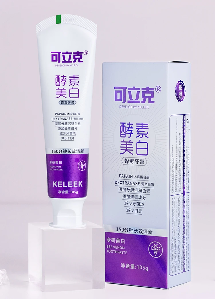 Teeth Whitening Enzymes - 105g KELEEK Enzyme Whitening Bee Venom