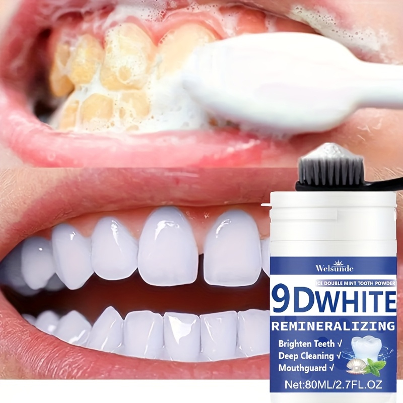 9D White Remineralizing Hydrox - огляд і ціна Teeth Whitening Powder