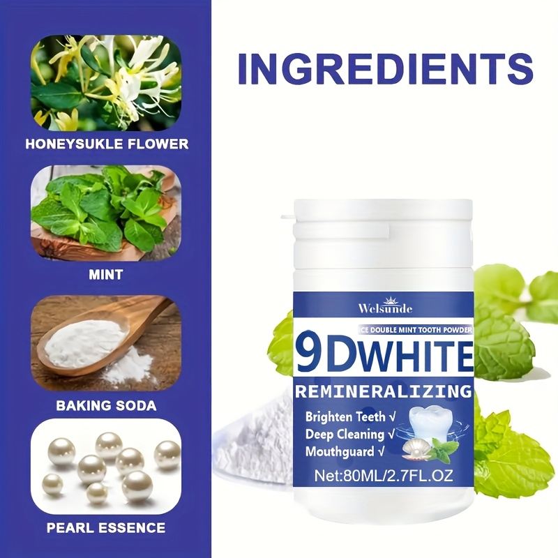 9D White Remineralizing Hydrox - огляд і ціна Teeth Whitening Powder