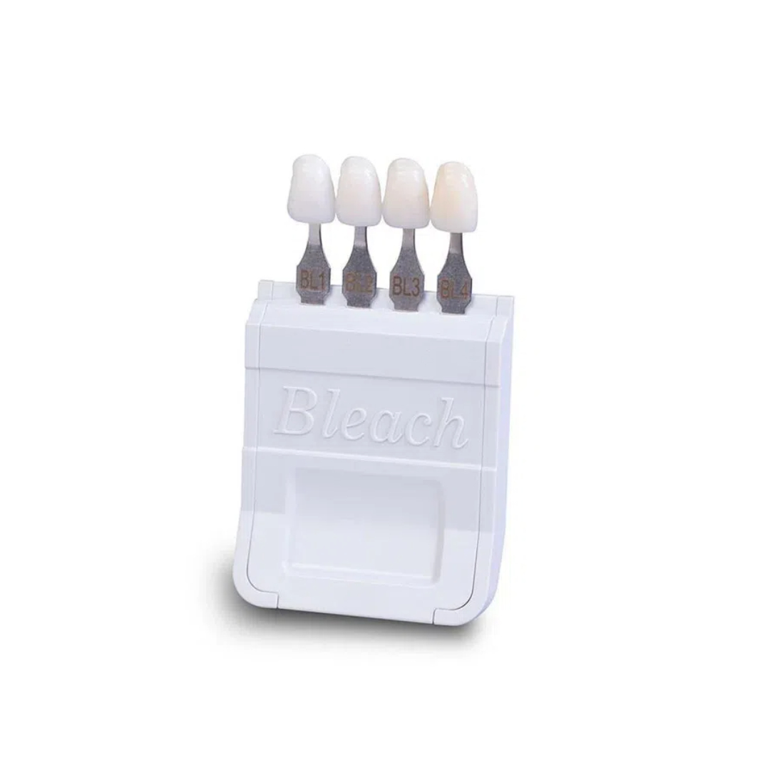 4 Colors Dental Bleached Shade - огляд і ціна Teeth Whitening Shade Guide