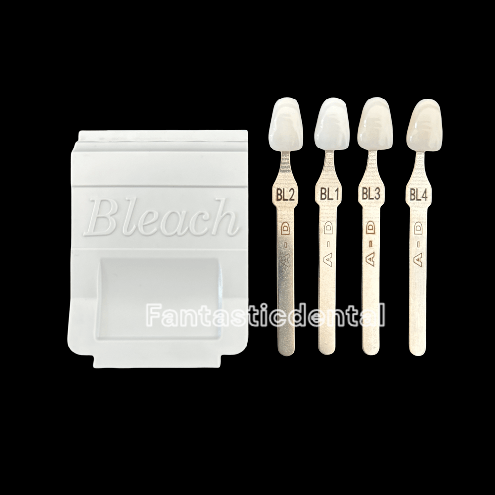 4 Colors Dental Bleached Shade - огляд і ціна Teeth Whitening Shade Guide
