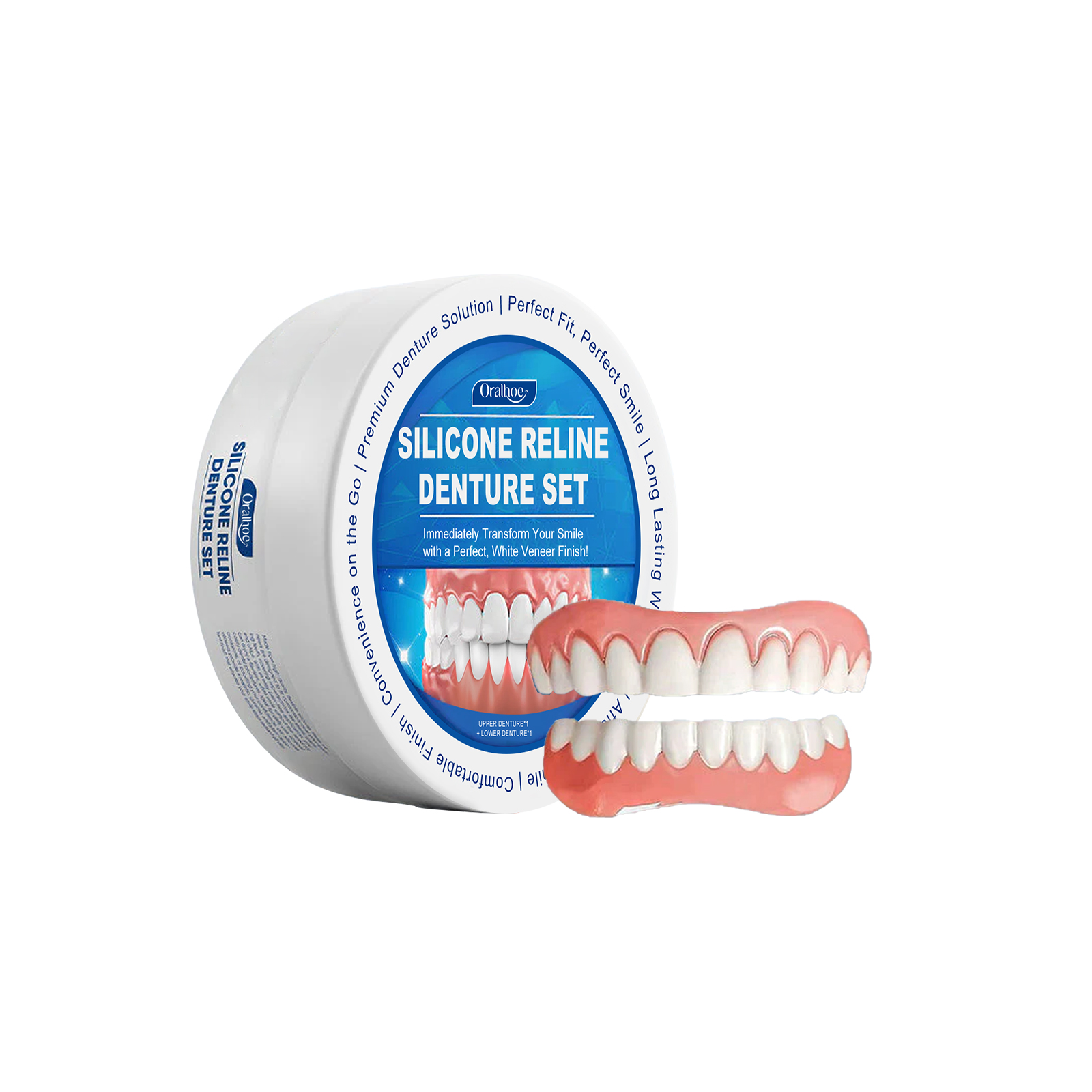Soft Silicone Dentures Upper a - огляд і ціна Teeth Whitening Mask