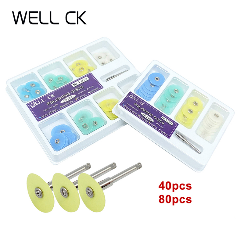 WELL CK 40/80Pcs Dental Polish - огляд і ціна Teeth Whitening Uk