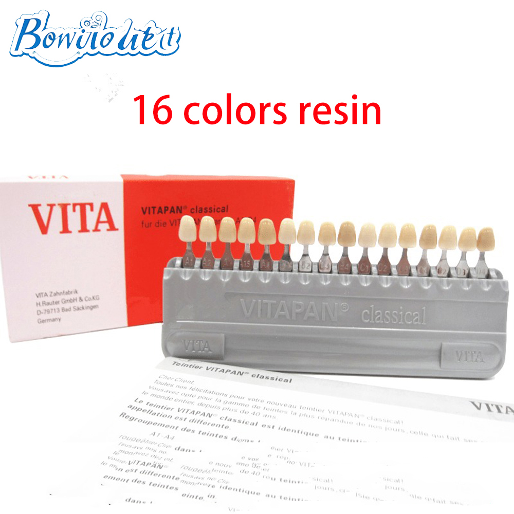 VITA 16 Colors Teeth Shade Gui - огляд і ціна Teeth Whitening Shade Guide