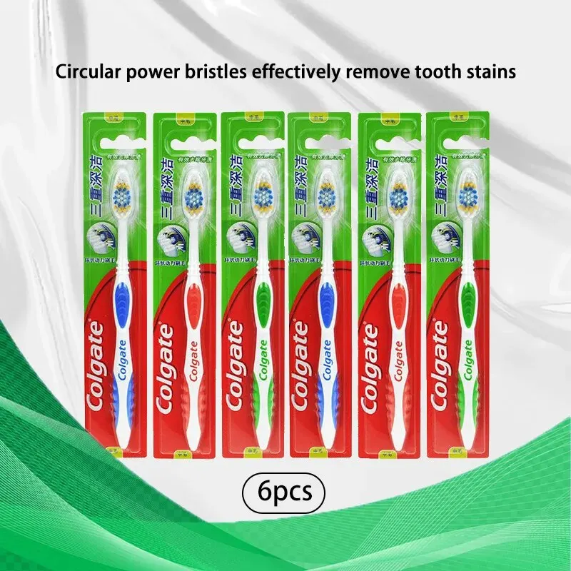 Colgate 6pcs Adult Soft Bristl - огляд і ціна Colgate Whitening Teeth