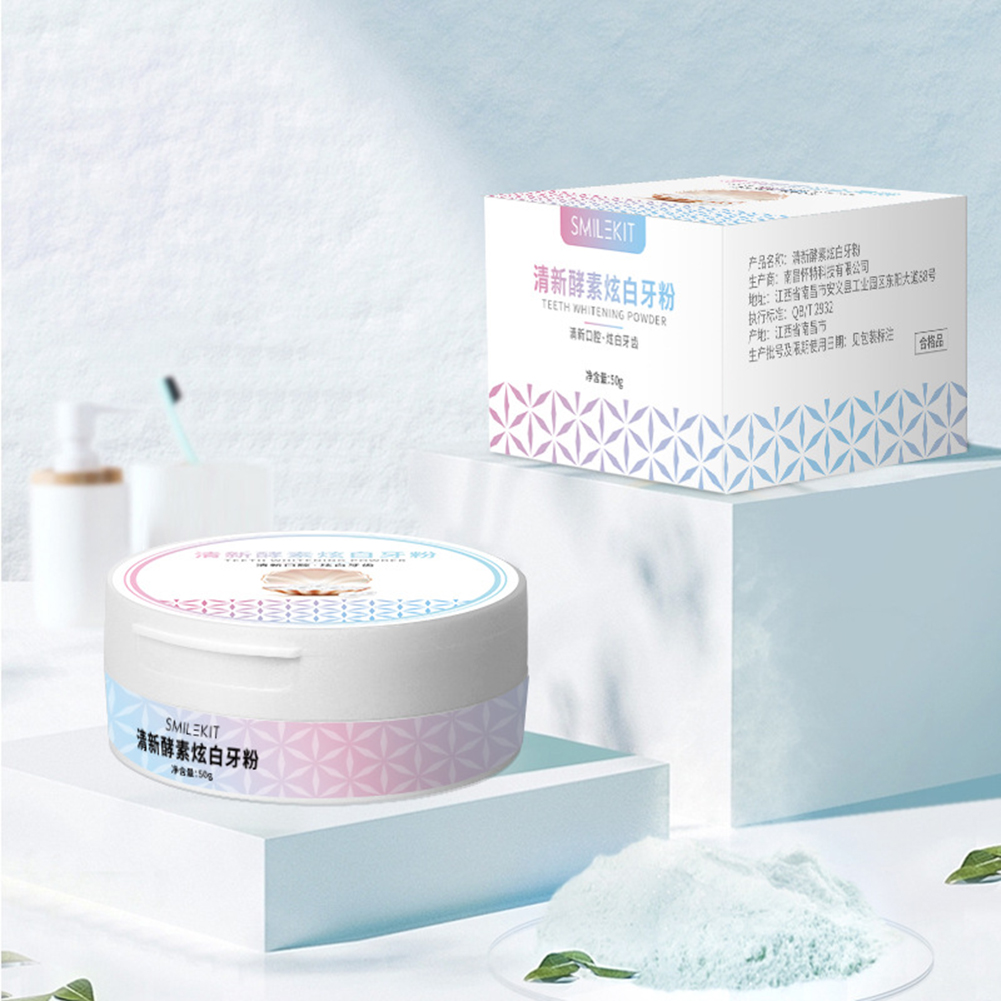 2 Types Teeth Whitening Powder - огляд і ціна Teeth Whitening Enzymes