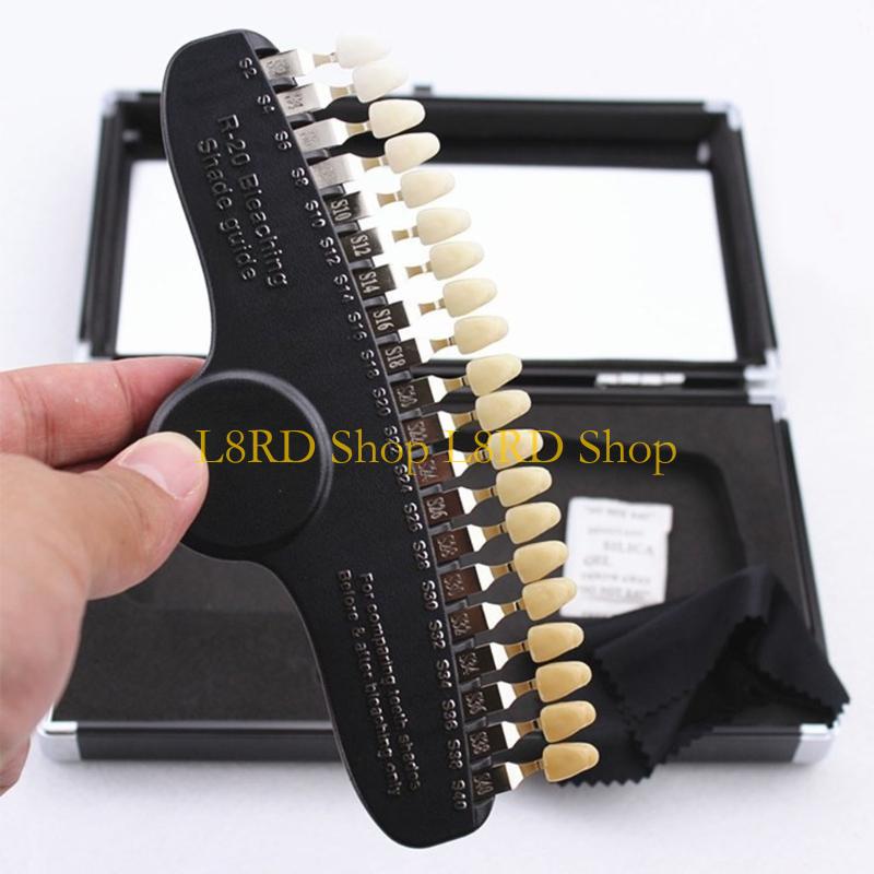 L8RD Professional 3D Teeth Whi - огляд і ціна Teeth Whitening Shade Guide
