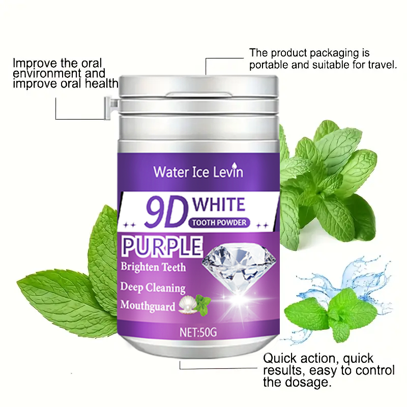 9D White Tooth Powder Brighten - огляд і ціна Teeth Whitening Quick Results