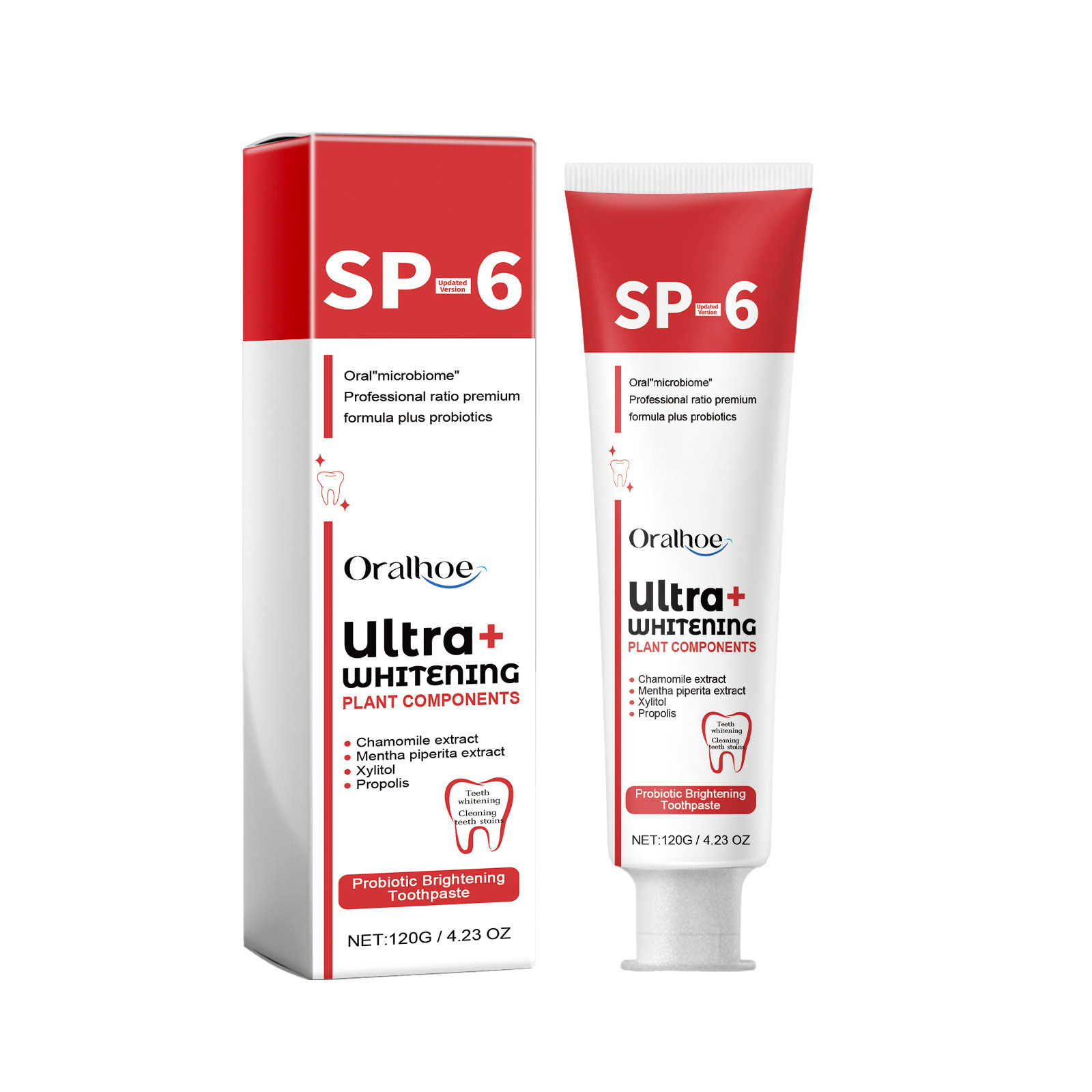 SP-6 Probiotic Whitening Tooth - огляд і ціна Teeth Whitening Enzymes