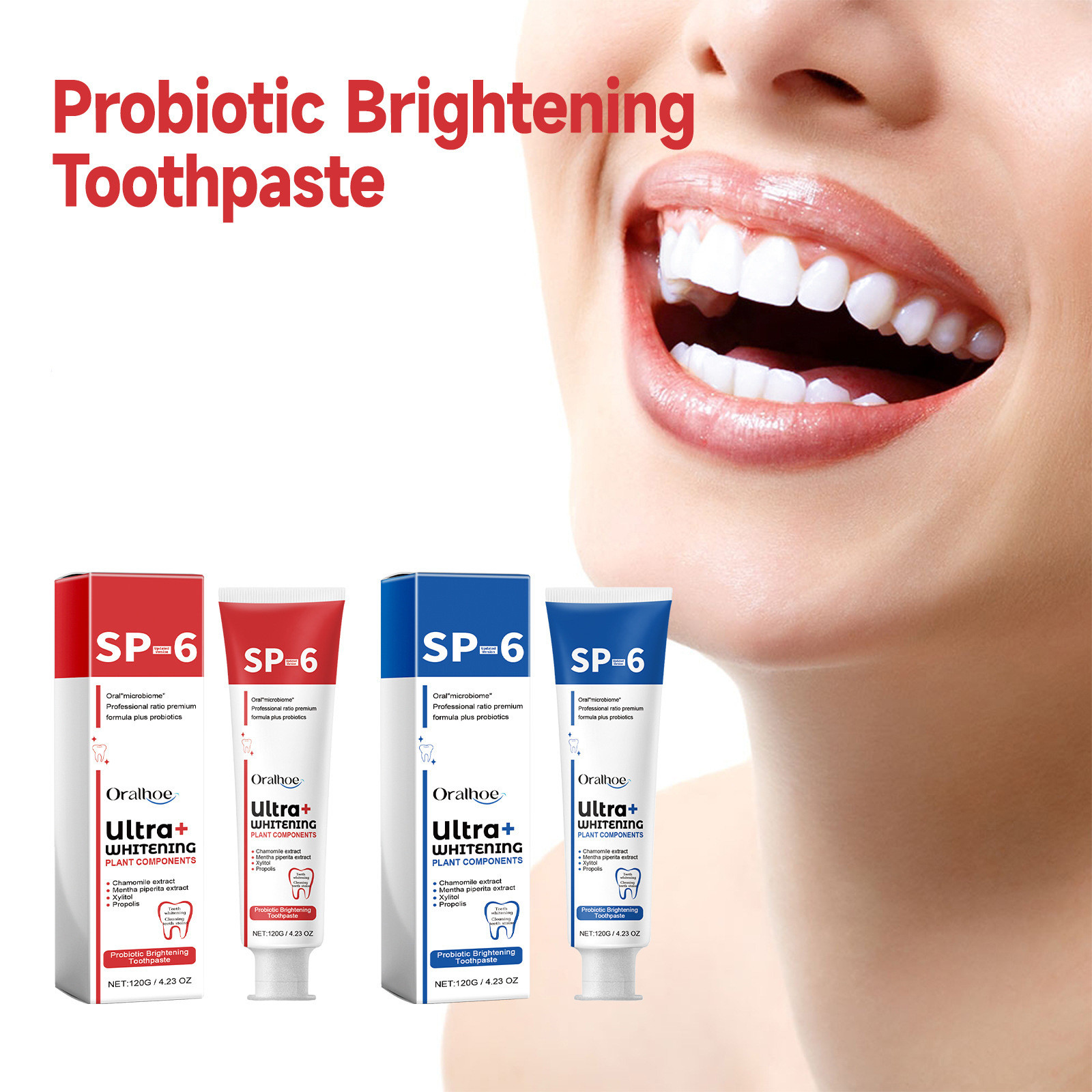 SP-6 Probiotic Whitening Tooth - огляд і ціна Teeth Whitening Enzymes