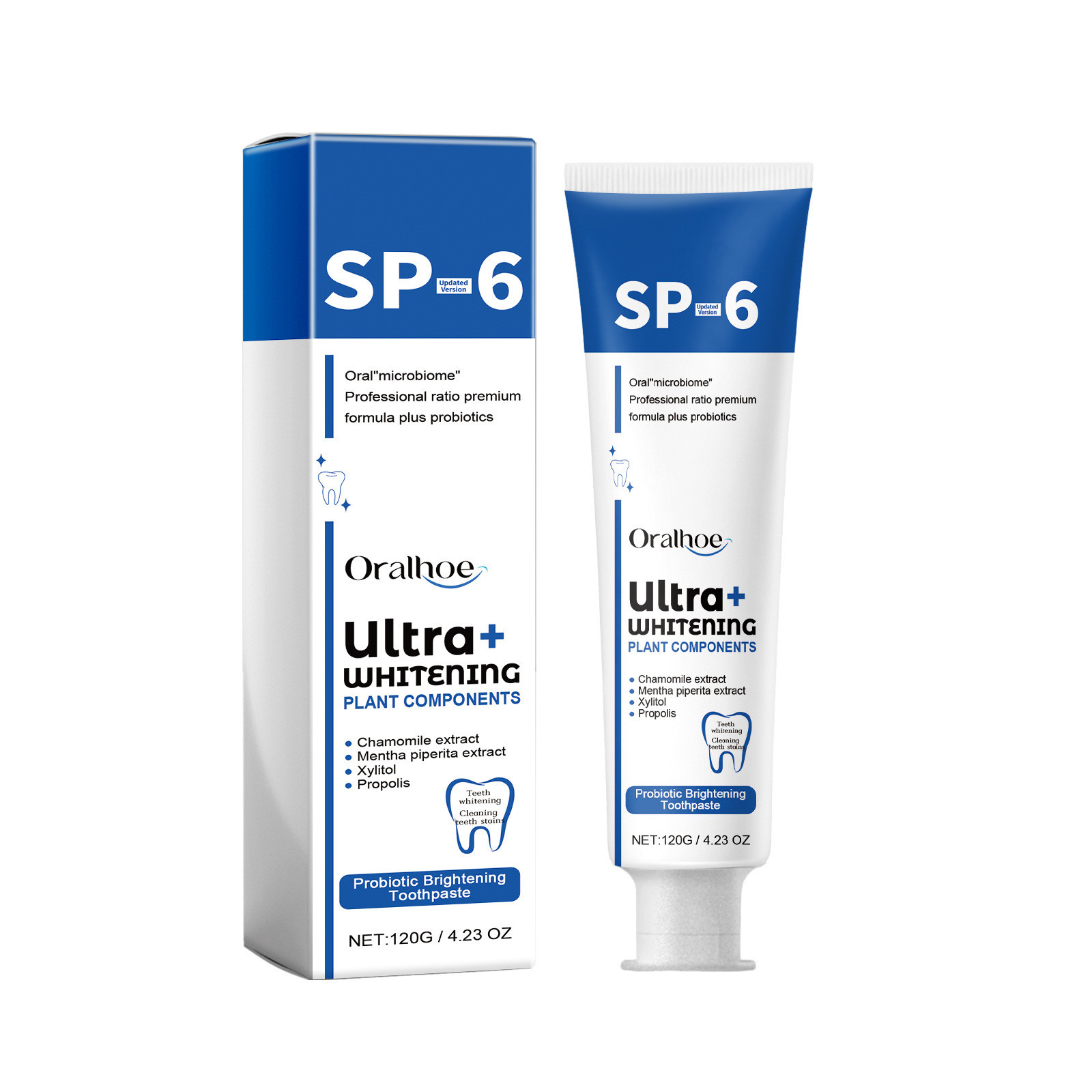 SP-6 Probiotic Whitening Tooth - огляд і ціна Teeth Whitening Enzymes