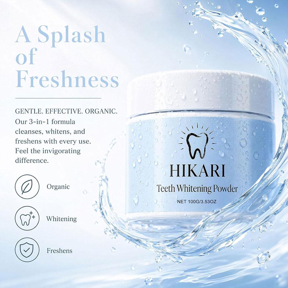 HIKARI Teeth Cleaning Powder 1 - огляд і ціна Teeth Whitening Powder