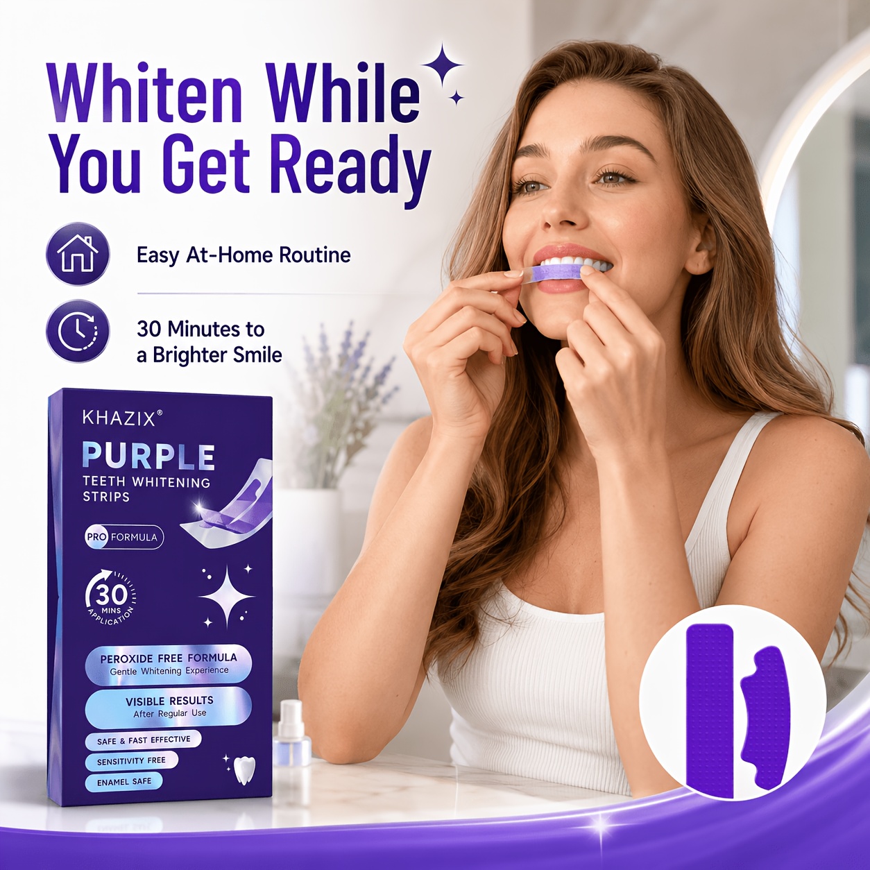 1/10pairs Purple Teeth Whiteni - огляд і ціна Teeth Whitening Retainer