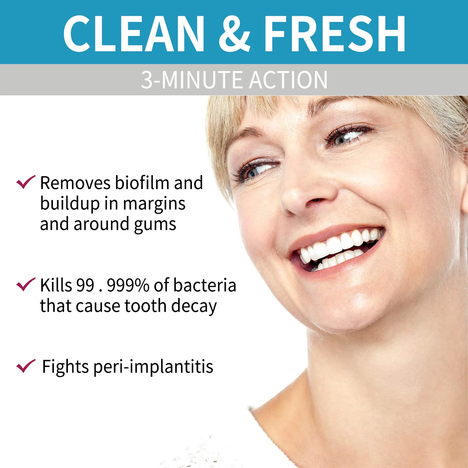 Aligner Denture Cleaner Foam D - огляд і ціна Teeth Whitening Retainer