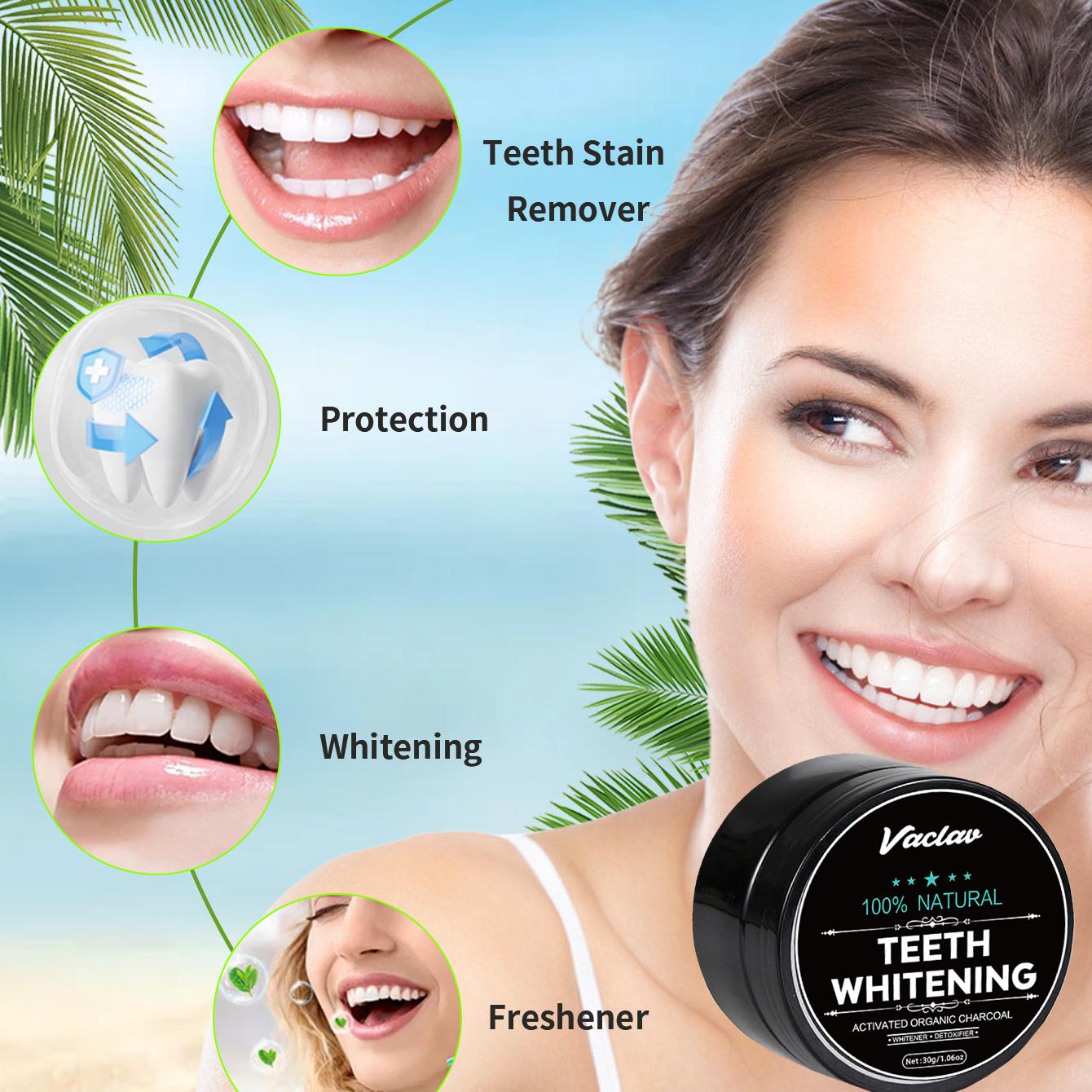 Vaclav activated charcoal teet - огляд і ціна Teeth Whitening Filter