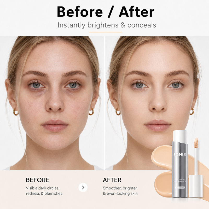 FOMIX Liquid Concealer Full Co - огляд і ціна Charcoal Whitening Paste