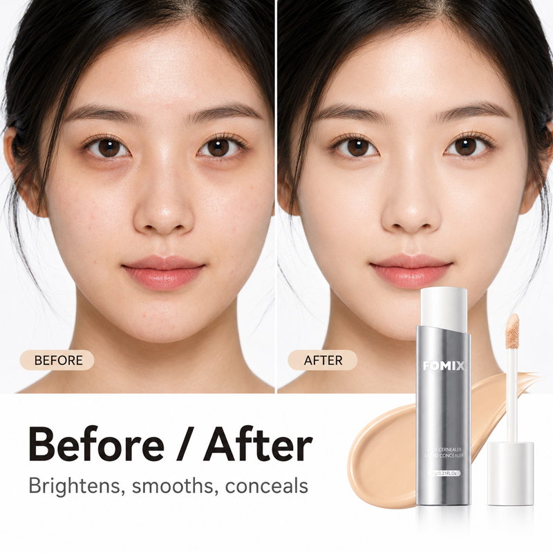 FOMIX Liquid Concealer Full Co - огляд і ціна Charcoal Whitening Paste
