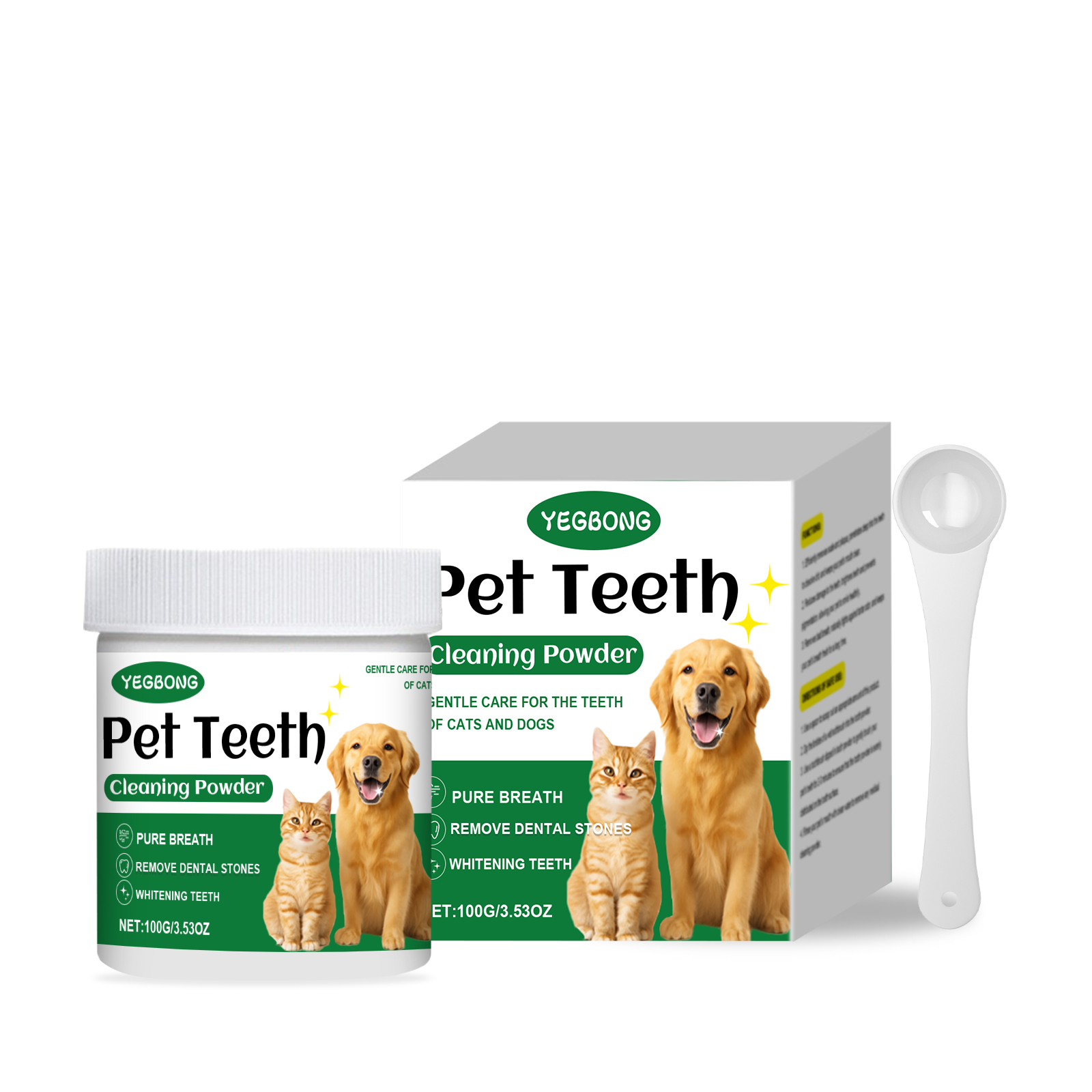 Pet Teeth Cleaning Powder Redu - огляд і ціна Teeth Whitening Powder