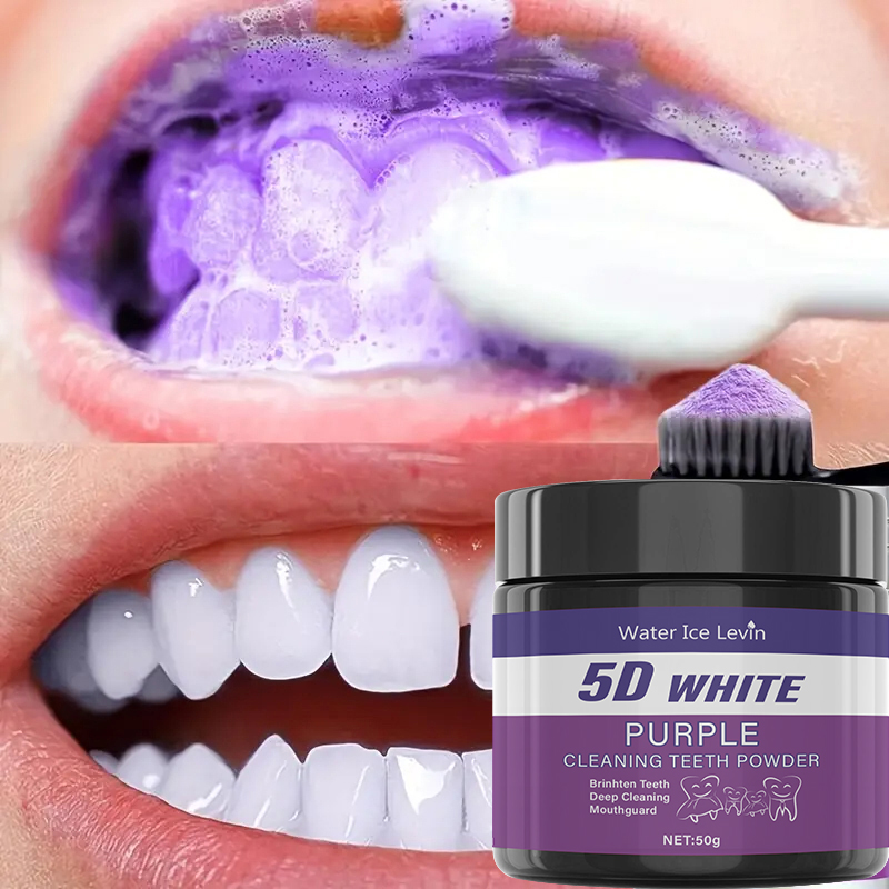 Purple Tooth Cleaning Powder - - огляд і ціна Teeth Whitening Powder
