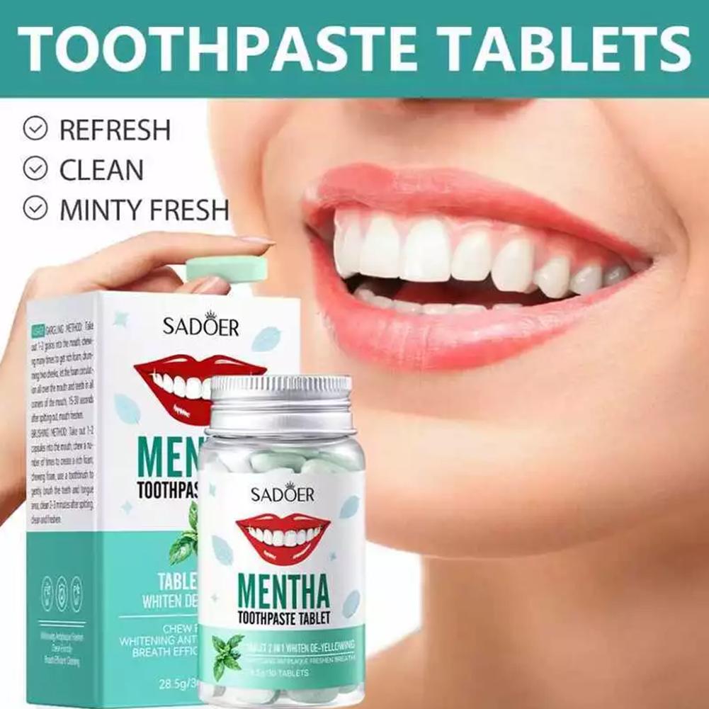 Mint Solid Toothpaste Tablets  - огляд і ціна Teeth Whitening Filter