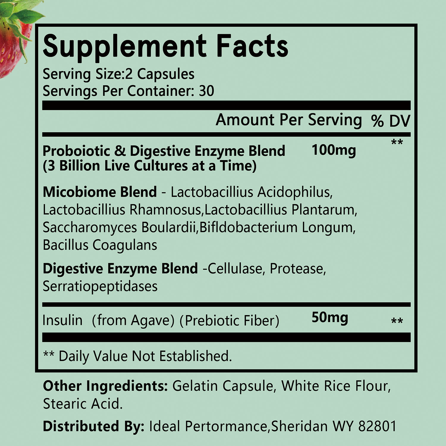 Advanced Oral Probiotics - Fre - огляд і ціна Teeth Whitening Enzymes
