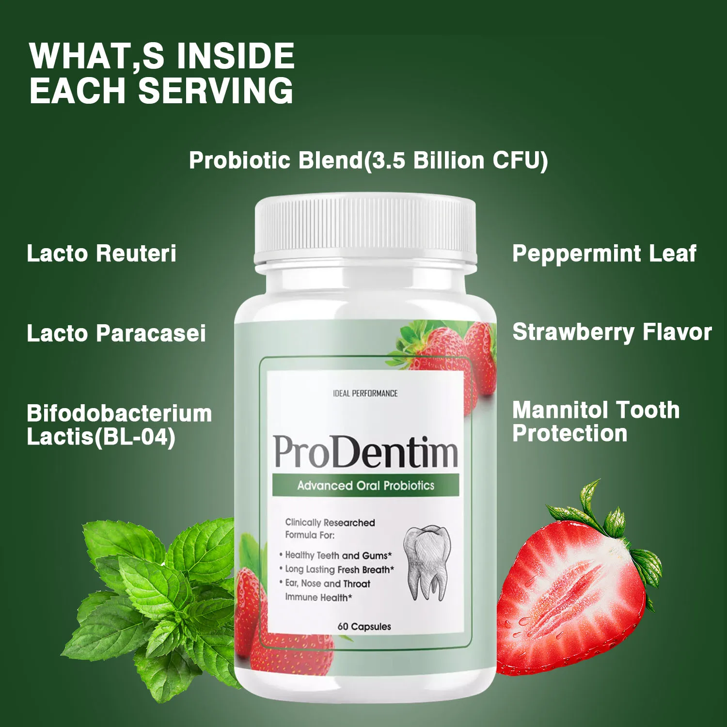 Advanced Oral Probiotics - Fre - огляд і ціна Teeth Whitening Enzymes