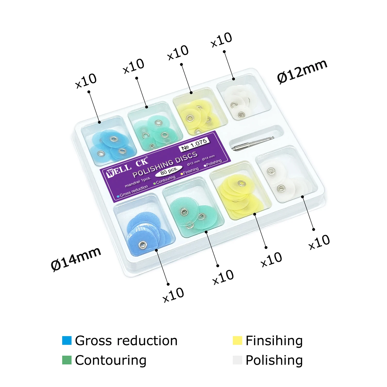 WELLCK Dental Polishing Discs  - огляд і ціна Teeth Whitening Uk