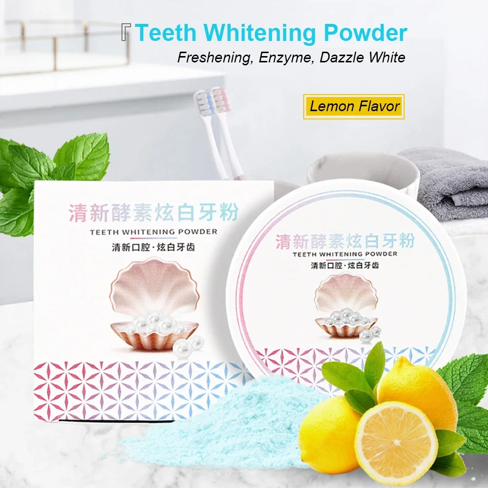 2 Types Teeth Whitening Powder - огляд і ціна Teeth Whitening Enzymes