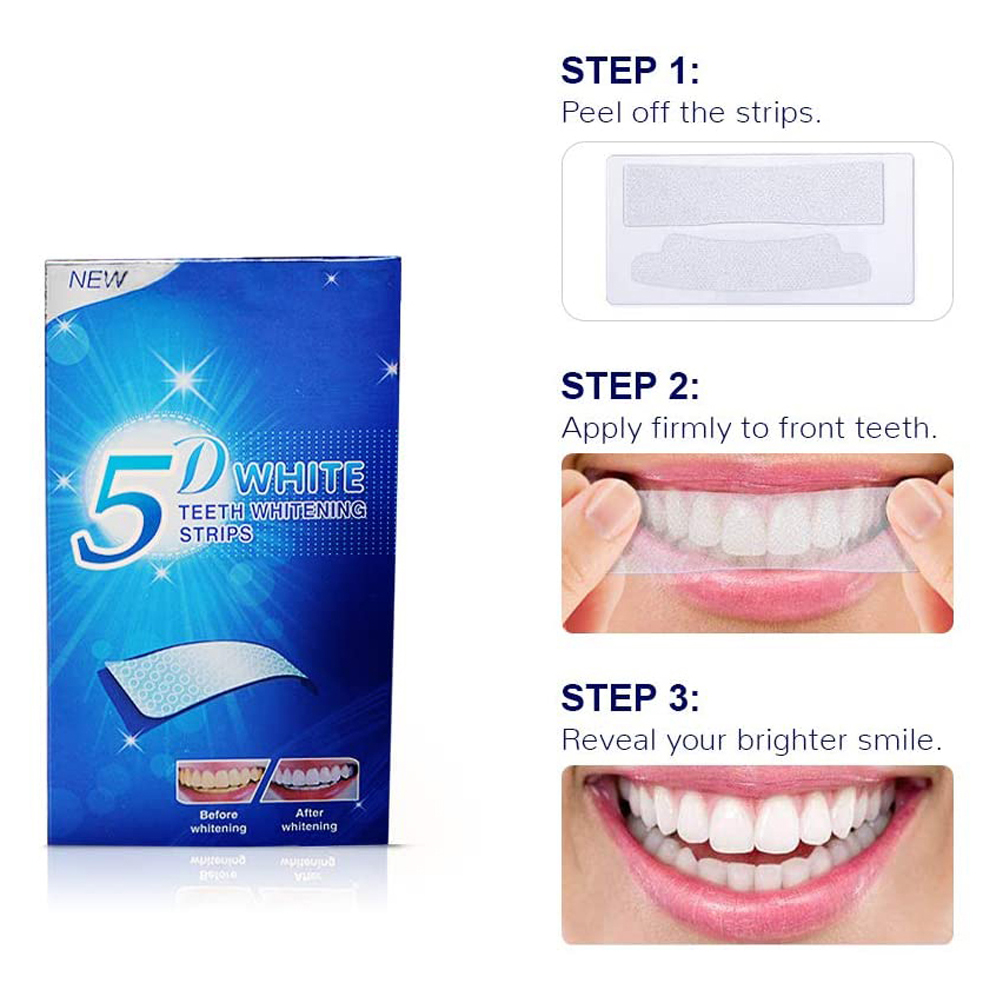 5D White Teeth Whitening Strip - огляд і ціна Teeth Whitening Retainer